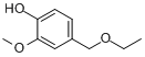 CAS:13184-86-6_香草醇乙醚的分子结构