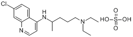 CAS:132-73-0_硫酸氯喹的分子结构