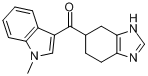 CAS:132036-39-6_5-[(1-甲基吲哚-3-基)羰基]-4,5,6,7-四氢苯并咪唑的分子结构
