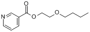 CAS:1322-29-8_烟酸丁氧基乙酯的分子结构