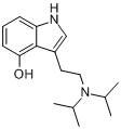 CAS:132328-45-1_4-羟基-N,N-二异丙基色胺的分子结构
