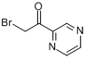 CAS:132426-19-8_2-溴-1-(2-吡嗪基)乙酮的分子结构