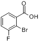 CAS:132715-69-6_2-溴-3-氟苯甲酸的分子结构