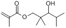 CAS:13283-45-9_2-甲基-2-丙烯酸-2,2,4-三甲基-1,3-戊二醇单酯的分子结构