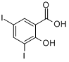 CAS:133-91-5_3,5-二碘水杨酸的分子结构