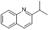 CAS:1333-53-5_(1-甲基乙基)喹啉的分子结构