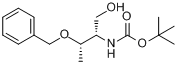 CAS:133565-43-2_Boc-O-苄基-D-苏氨醇的分子结构
