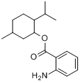 CAS:134-09-8_5-甲基-2-(1-甲基乙基)环己醇2-氨基苯甲酸酯的分子结构
