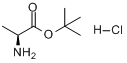 CAS:13404-22-3_L-丙氨酸叔丁酯盐酸盐的分子结构