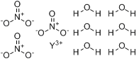 CAS:13494-98-9_硝酸钇的分子结构