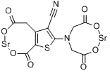 CAS:135459-87-9_雷尼酸锶的分子结构