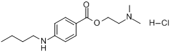 CAS:136-47-0_盐酸丁卡因的分子结构