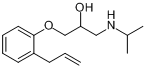 CAS:13655-52-2_阿普洛尔的分子结构