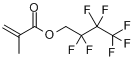 CAS:13695-31-3_甲基丙烯酸-2,2,3,3,4,4,4-七氟代-丁酯的分子结构
