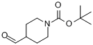 CAS:137076-22-3_N-Boc-哌啶-4-甲醛的分子结构