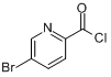 CAS:137178-88-2_5-溴吡啶-2-甲酰氯的分子结构
