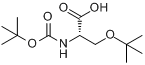 CAS:13734-38-8_N-BOC-O-叔丁基-L-丝氨酸的分子结构