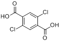 CAS:13799-90-1_2,5-二氯对二苯甲酸的分子结构
