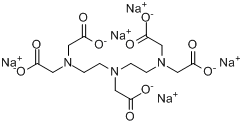 CAS:140-01-2_二乙烯三胺五乙酸五钠的分子结构