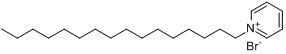 CAS:140-72-7_溴代十六烷基吡啶的分子结构