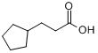 CAS:140-77-2_3-环戊基丙酸的分子结构