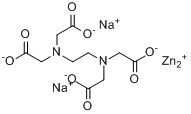 CAS:14025-21-9_乙二胺四乙酸锌钠盐的分子结构
