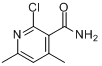 CAS:140413-44-1_2-Chloro-4,6-dimethylpyridine-3-carboxamideķӽṹ