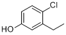 CAS:14143-32-9_4-氯-3-乙基苯酚的分子结构