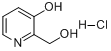 CAS:14173-30-9_3-羟基-2-羟甲基吡啶盐酸盐的分子结构