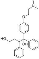 CAS:141854-25-3_1,2-二苯基-1-[4-[2-(二甲基氨基)乙氧基]苯基]丁烷-1,4-二醇的分子结构