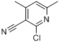 CAS:14237-71-9_2-氯-3-氰基-4,6-二甲基吡啶的分子结构