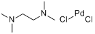 CAS:14267-08-4_cis-Dichloro(N,N,N,N-tetramethylethylenediamine)palladium(II)ķӽṹ