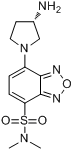 CAS:143112-49-6_(R)-(?)-4-(3-Aminopyrrolidino)-7-(N,N-dimethylsulfamoyl)ķӽṹ