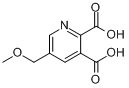 CAS:143382-03-0_5-甲氧基甲基-2,3-吡啶二羧酸的分子结构