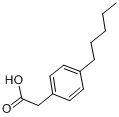 CAS:14377-21-0_4-戊基苯乙酸的分子结构
