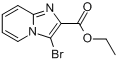 CAS:143982-54-1_3-溴咪唑并[1,2-a]吡啶-2-甲酸乙酯的分子结构