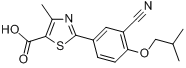 CAS:144060-53-7_非布索坦的分子结构