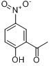 CAS:1450-76-6_2-羟基-5-硝基苯乙酮的分子结构