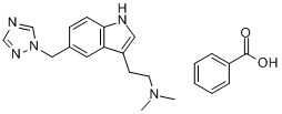CAS:145202-66-0_苯甲酸利扎曲坦的分子结构