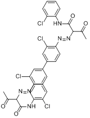CAS:14569-54-1_颜料黄63的分子结构