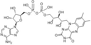 CAS:146-14-5_腺嘌呤黄素的分子结构