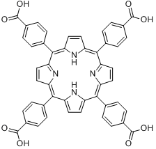 CAS:14609-54-2_中-四(4-羧基苯基)卟吩的分子结构