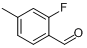 CAS:146137-80-6_2-氟-4-甲基苯甲醛的分子结构