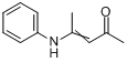 CAS:147054-81-7_4-苯氨基-3-戊烯-2-酮的分子结构
