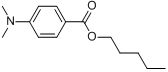 CAS:14779-78-3_4-(二甲基氨基)苯甲酸戊酯的分子结构