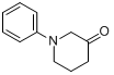 CAS:148494-90-0_1-苯基哌啶-3-酮的分子结构