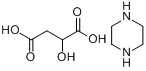 CAS:14852-14-3_哌嗪DL-苹果酸盐的分子结构