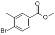 CAS:148547-19-7_4-溴-3-甲基苯甲酸甲酯的分子结构