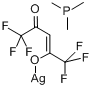 CAS:148630-66-4_Trimethylphosphine(hexafluoroacetylacetonato)silver(I)ķӽṹ