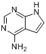 CAS:1500-85-2_4-氨基-7H-吡咯[2,3-d]嘧啶的分子结构